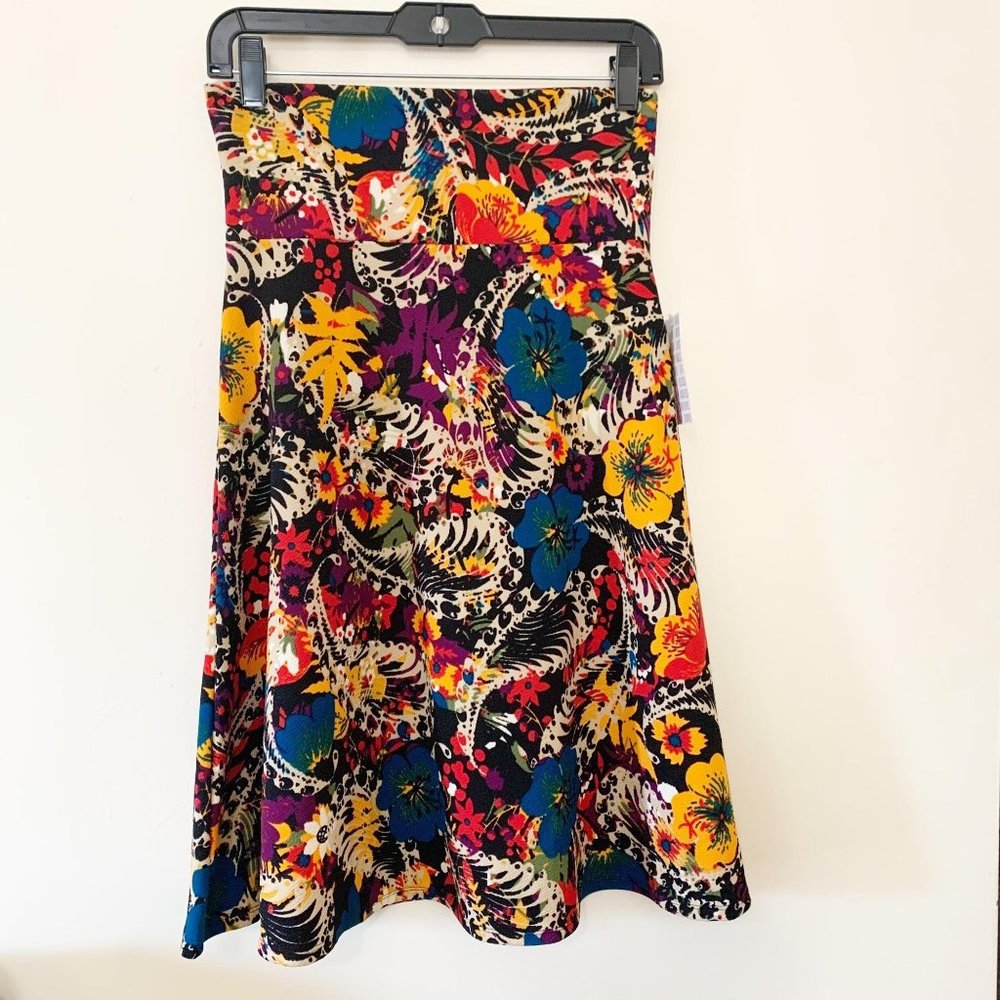 LuLaRoe Azure Skirt Floral Print Small